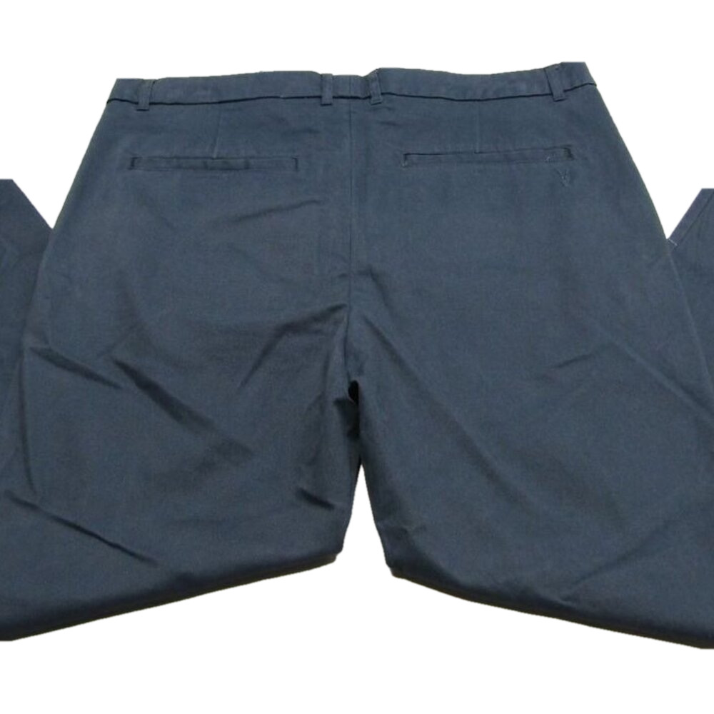 NEW ALLSAINTS Mens Pant Workers Blue Size 34 Walde Skinny Fit Chino Cotton